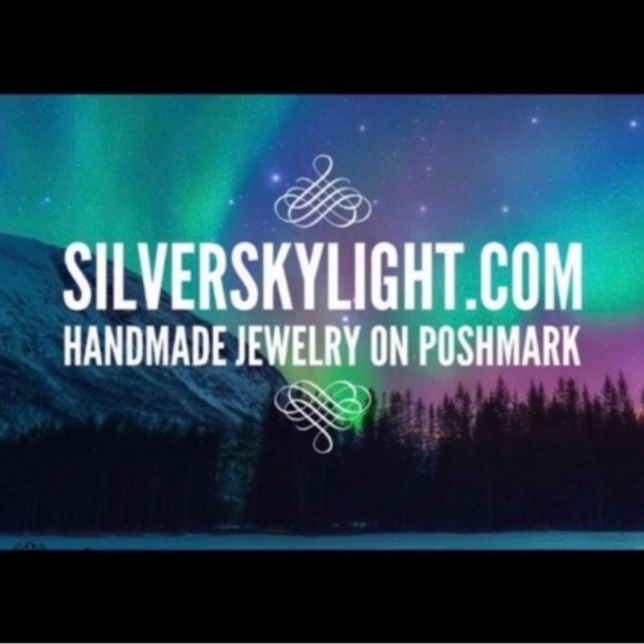 Handmade maille necklace with black obsidian bullet charm boho celtic goth - Picture 9 of 9